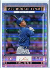 Seiya Suzuki [Holo Gold] Baseball Cards 2022 Panini Three and Two All Rookie Team Prices