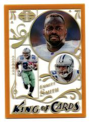 Emmitt Smith [Gold] #KC-14 Football Cards 2022 Panini Illusions King Of Prices