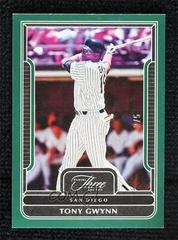 Tony Gwynn [Emerald] #10 Baseball Cards 2023 Panini Three and Two Prices