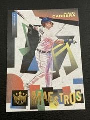 Miguel Cabrera #M-11 Baseball Cards 2022 Panini Diamond Kings Maestros Prices