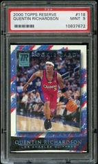 Quentin Richardson Basketball Cards 2000 Topps Reserve Prices