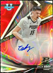 Zach Edey [Red Lava] #BOA-ZE Basketball Cards 2022 Bowman University Best of Autographs Prices