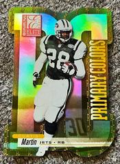 Curtis Martin [Yellow Die Cut] #PC-4 Football Cards 2001 Panini Donruss Elite Primary Colors Prices