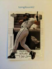 Frank Thomas Baseball Cards 2000 Upper Deck Hitter's Club Prices