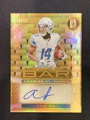 Amon Ra St. Brown Football Cards 2022 Panini Gold Standard Setting the Bar Autographs Prices