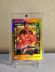 Charles Leclerc [Gold Refractor] #TUTL-CL Racing Cards 2023 Topps Chrome Formula 1 Turn Up the Lights Prices