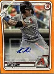 Kristian Robinson [Orange] #PA-KR Baseball Cards 2020 Bowman Paper Prospect Autographs Prices
