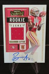 Brandon Aiyuk [Autograph] #RTS-BAI Football Cards 2020 Panini Contenders Rookie Ticket Swatches Prices