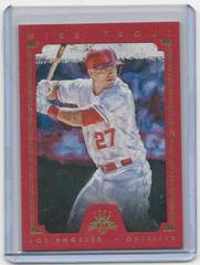 Mike Trout [Pre Swing Red Framed] #91 Baseball Cards 2016 Panini Diamond Kings Prices
