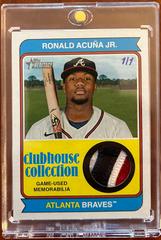 Ronald Acuna Jr. [Superfractor] #183 Baseball Cards 2023 Topps Heritage Prices