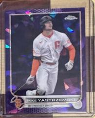 Mike Yastrzemski [Purple] #103 Baseball Cards 2022 Topps Chrome Sapphire Prices