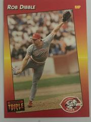 Rob Dibble #257 Baseball Cards 1992 Panini Donruss Triple Play Prices