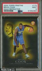 Brian Cook Gold Refractor #172 Basketball Cards 2003 Topps Pristine Prices