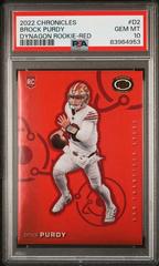 Brock Purdy [Red] #D-2 Football Cards 2022 Panini Chronicles Dynagon Rookies Prices