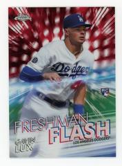 Gavin Lux [Red Refractor] #FF-12 Baseball Cards 2020 Topps Chrome Freshman Flash Prices