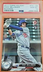 Cody Bellinger Baseball Cards 2017 Topps Holiday Bowman Prices