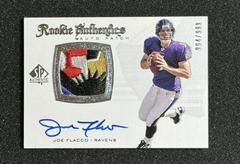Joe Flacco [Autograph Patch] Football Cards 2008 SP Authentic Prices