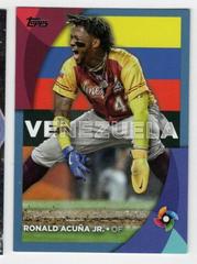 Ronald Acuna Jr. [Blue] Baseball Cards 2023 Topps World Classic Stars Prices