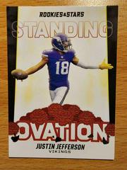 Justin Jefferson #SO-19 Football Cards 2021 Panini Rookies and Stars Standing Ovation Prices
