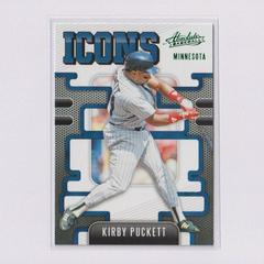 Kirby Puckett [Green] #I-15 Baseball Cards 2021 Panini Absolute Icons Prices