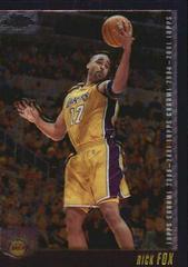 Rick Fox #11 Basketball Cards 2000 Topps Chrome Prices