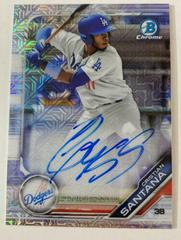 Cristian Santana Baseball Cards 2019 Bowman Mega Box Chrome Autographs Prices