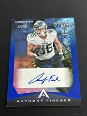 Anthony Firkser #ASC-AFI Football Cards 2021 Panini Chronicles Ascension Autographs Prices