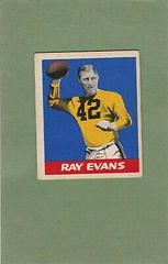 Ray Evans #72 Football Cards 1948 Leaf Prices