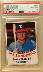 Jim Sundberg [Hand Cut] #110 Baseball Cards 1977 Hostess Prices