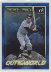 Mickey Mantle [Blue] Baseball Cards 2018 Panini Donruss Out of This World Prices