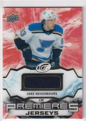 Jake Neighbours [Jersey] #IPA-JN Hockey Cards 2021 Upper Deck Ice Premieres Prices
