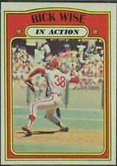 Rick Wise [In Action] #44 Baseball Cards 1972 Topps Prices