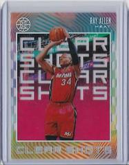 Ray Allen [Pink] Basketball Cards 2019 Panini Illusions Clear Shots Prices