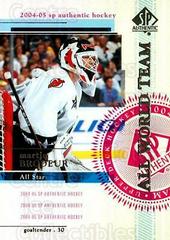 Martin Brodeur #122 Hockey Cards 2004 SP Authentic Prices