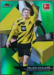 Erling Haaland [Green Refractor] Soccer Cards 2020 Topps Finest Bundesliga Prices