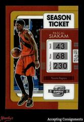 Pascal Siakam [Gold] Basketball Cards 2021 Panini Contenders Optic Prices