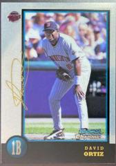 David Ortiz #71 Baseball Cards 1998 Bowman Chrome Golden Anniversary Prices