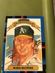 Mark McGwire #1 Baseball Cards 1987 Donruss Diamond Kings Prices