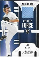 Joe Ryan #RF-JR Baseball Cards 2022 Panini Absolute Rookie Force Prices