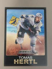 Tomas Hertl Hockey Cards 2021 Upper Deck Credentials Pro Visions Prices