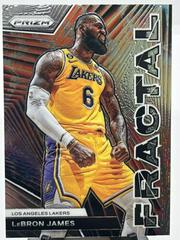 LeBron James #6 Basketball Cards 2023 Panini Prizm Fractal Prices