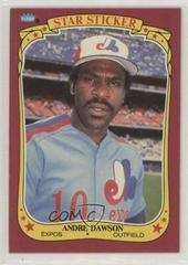 Andre Dawson #32 Baseball Cards 1986 Fleer Star Stickers Prices