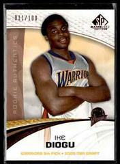 Ike Diogu #105 Basketball Cards 2005 SP Game Used Prices