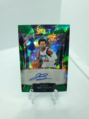 Jalen Brunson [Green Ice] Basketball Cards 2021 Panini Select Signature Selections Prices