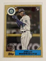 Julio Rodriguez #87TBU-44 Baseball Cards 2022 Topps Update 1987 Prices