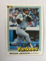 Reggie Jackson Baseball Cards 1981 Donruss Prices