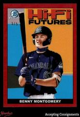 Benny Montgomery [Red Refractor] #HIFI-2 Baseball Cards 2022 Bowman Hi Fi Futures Prices