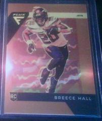 Breece Hall [Orange] #FX-5 Football Cards 2022 Panini Chronicles Flux Rookies Prices