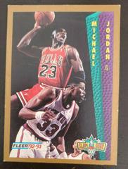 Michael Jordan [Slam Dunk] Basketball Cards 1992 Fleer Tony's Pizza Prices