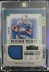 Amon-RA St. Brown Football Cards 2021 Panini Contenders Rookie Ticket Swatches Prices